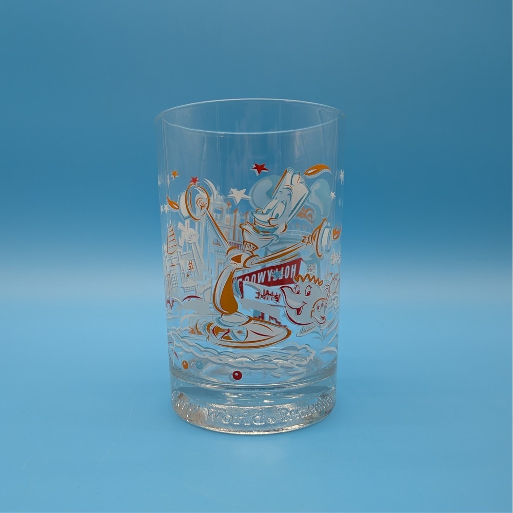Walt Disney World Remember the Magic 25 Years Commemorative Glass - Lumiere